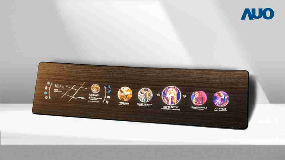 壹号平台研发全球最高穿透度达80%的AmLED木纹显示器，，，可于使用时呈现高亮度、、、、清晰可见的信息，，，，并在不使用时回归为单纯的饰板，，节能兼具美观