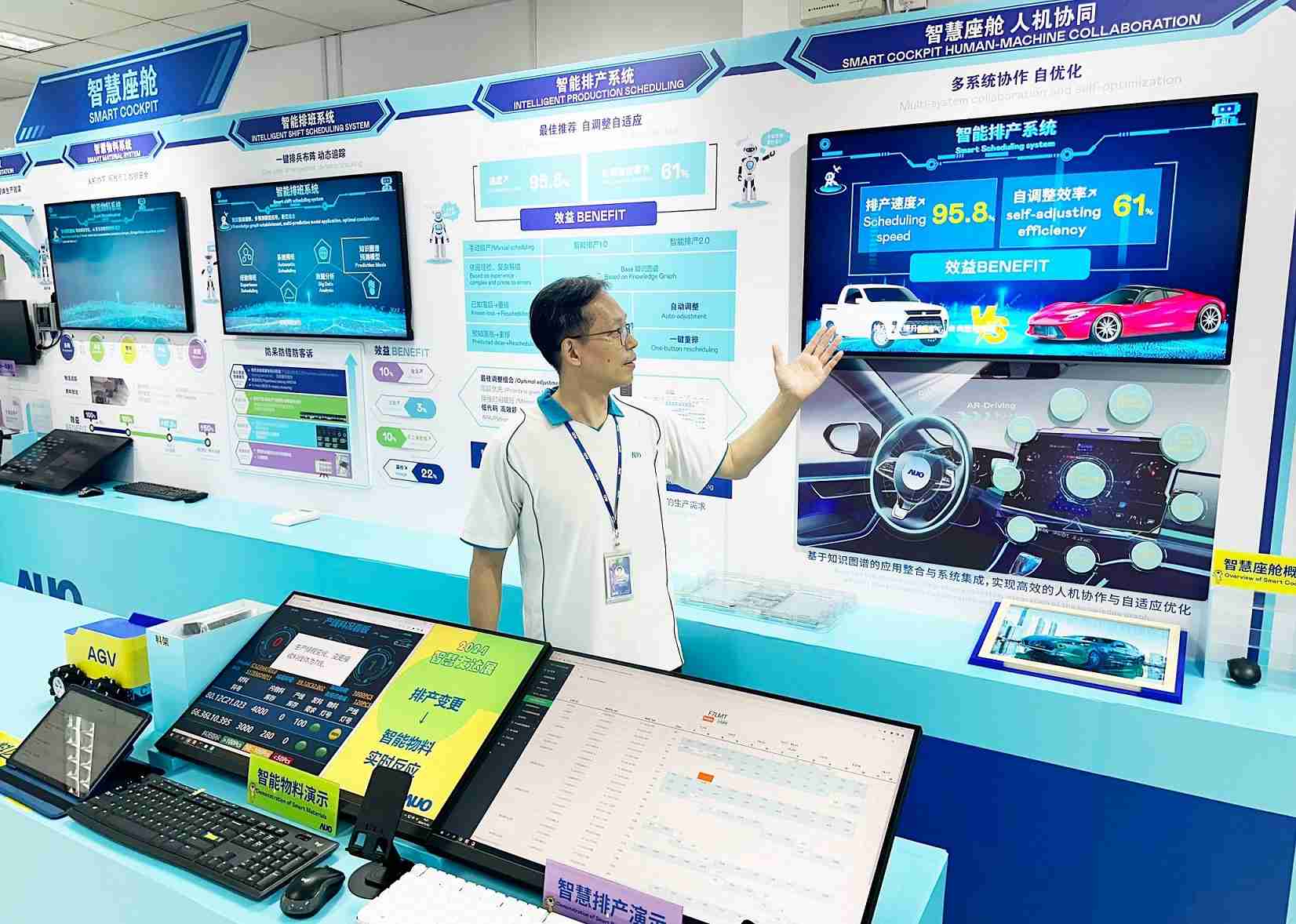 壹号平台厦门将5G+ABC技术串联生产管理全流程，，打通研发、、采购、、、生管、、、制程、、、设备、、、质量等产品全生命周期制造流程，，完成数字化设计、、、智慧供应链、、智能座舱、、、全流程设备管理、、、、数据驱动优化、、智慧在线检测、、、、智慧品管等自适应生产模式升级